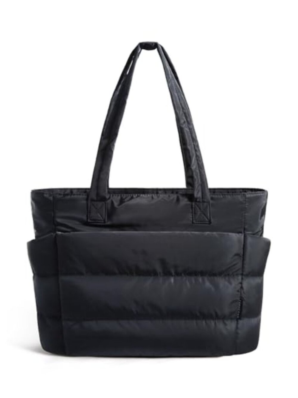 Puffy Quilted Tote Bag for Women, Lightweight Travel Work Gym Beach Bag, Fits